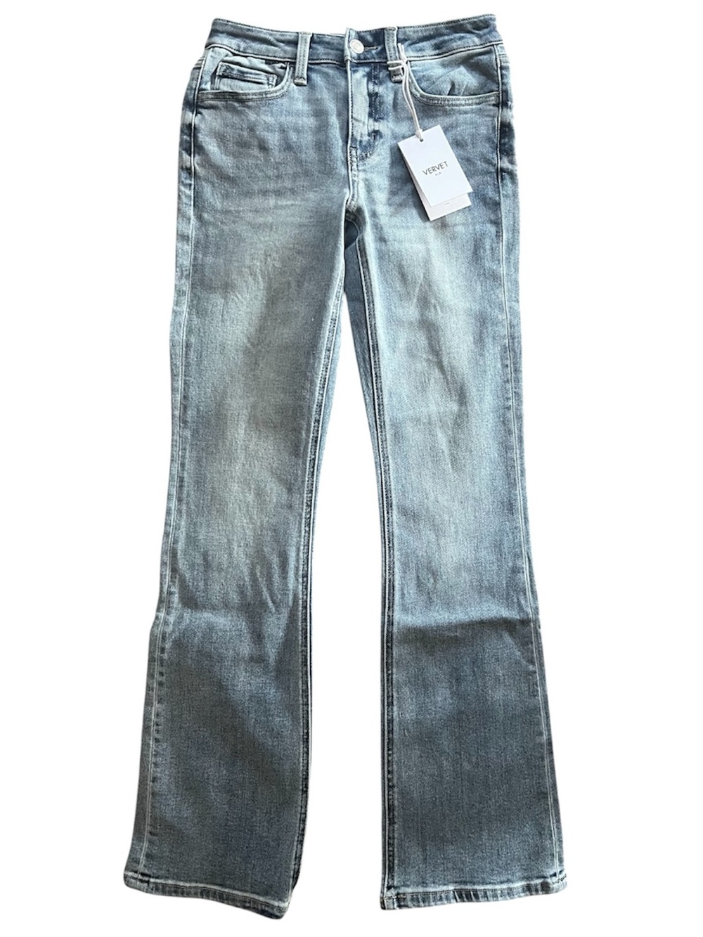 Vervet denim mid rise bootcut blue jeans size 24 New